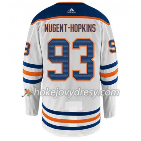 Pánské Hokejový Dres Edmonton Oilers NUGENT-HOPKINS 93 Adidas Bílá Authentic